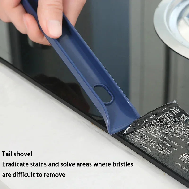 "Effective Cleaning Brush for Corners and Gaps - 2-in-1 Multipurpose Bathroom and Floor Tiles