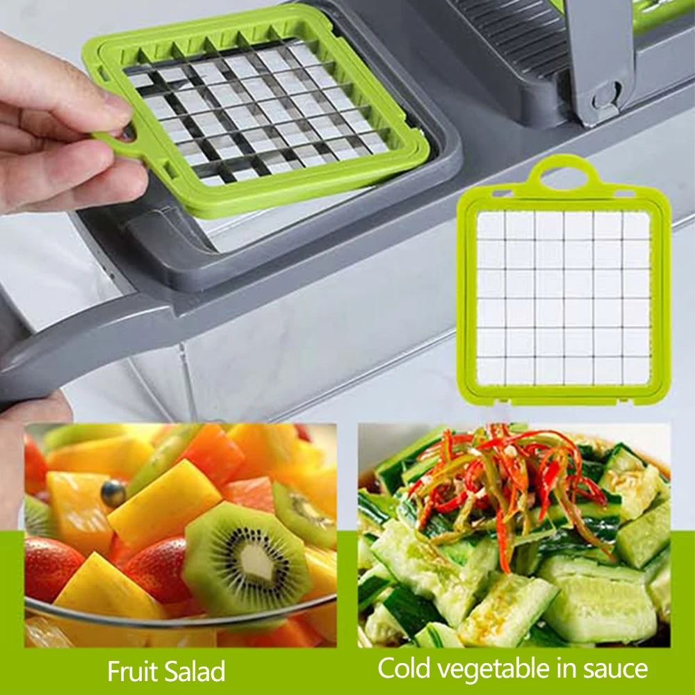 Nexnest 11-in-1 Multifunctional Vegetable Chopper & Slicer Set