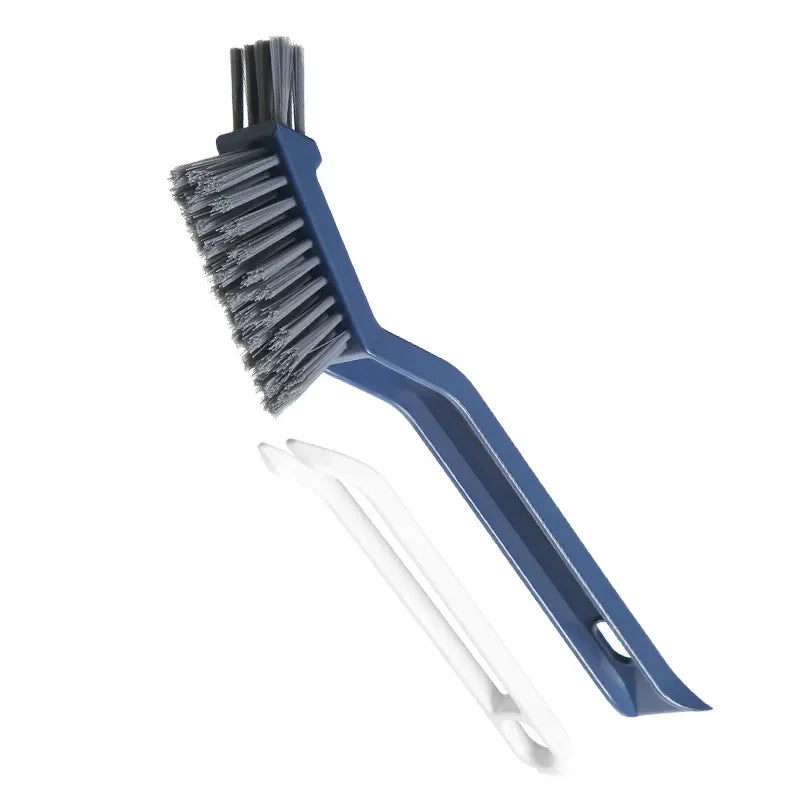"Effective Cleaning Brush for Corners and Gaps - 2-in-1 Multipurpose Bathroom and Floor Tiles