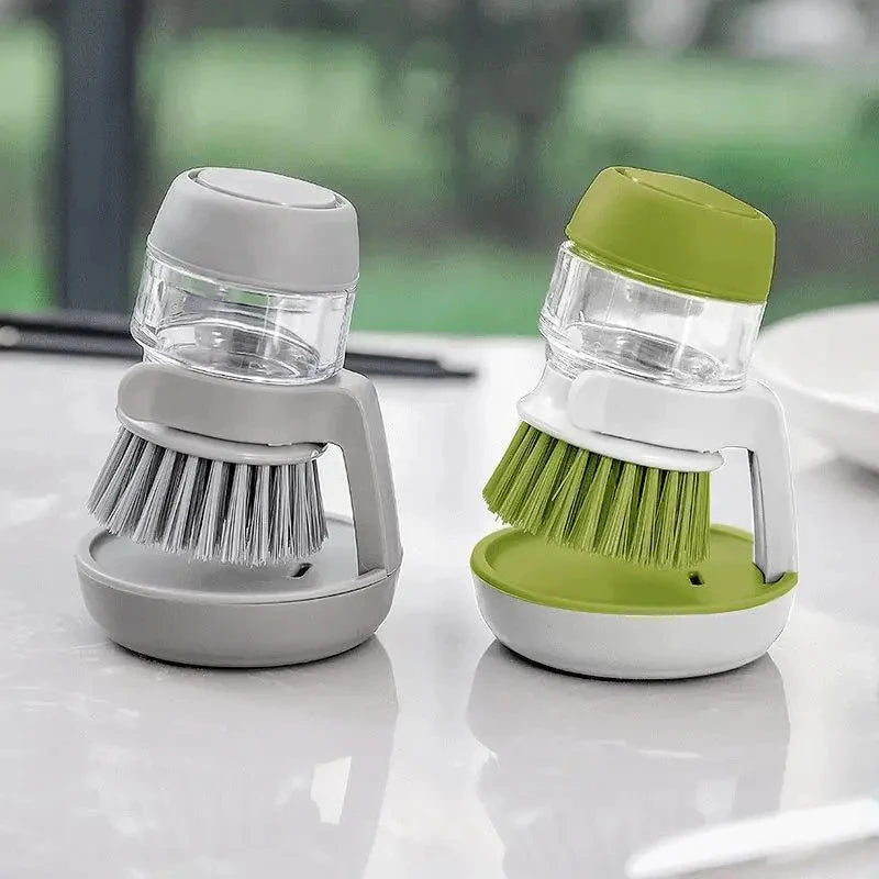 NexaNest™ Soap Dispensing Palm Brush