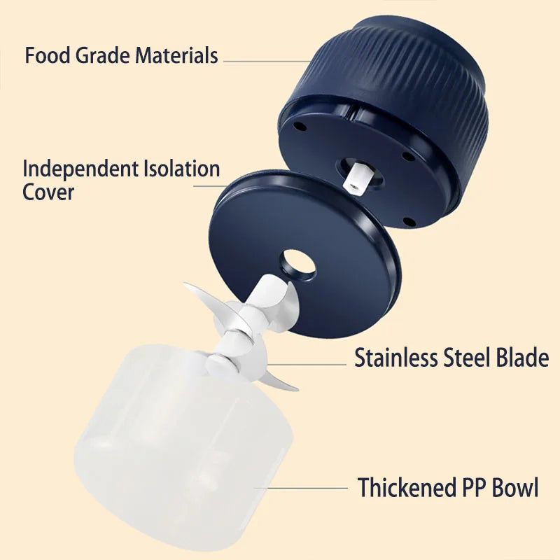 NexaNest™ Wireless Mini Electric Garlic Chopper