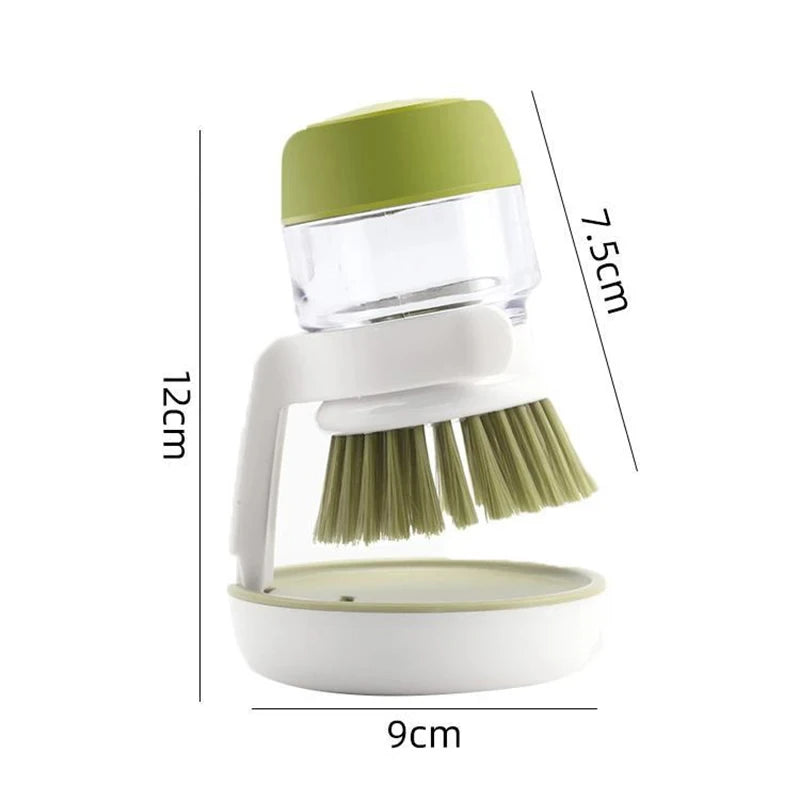 NexaNest™ Soap Dispensing Palm Brush
