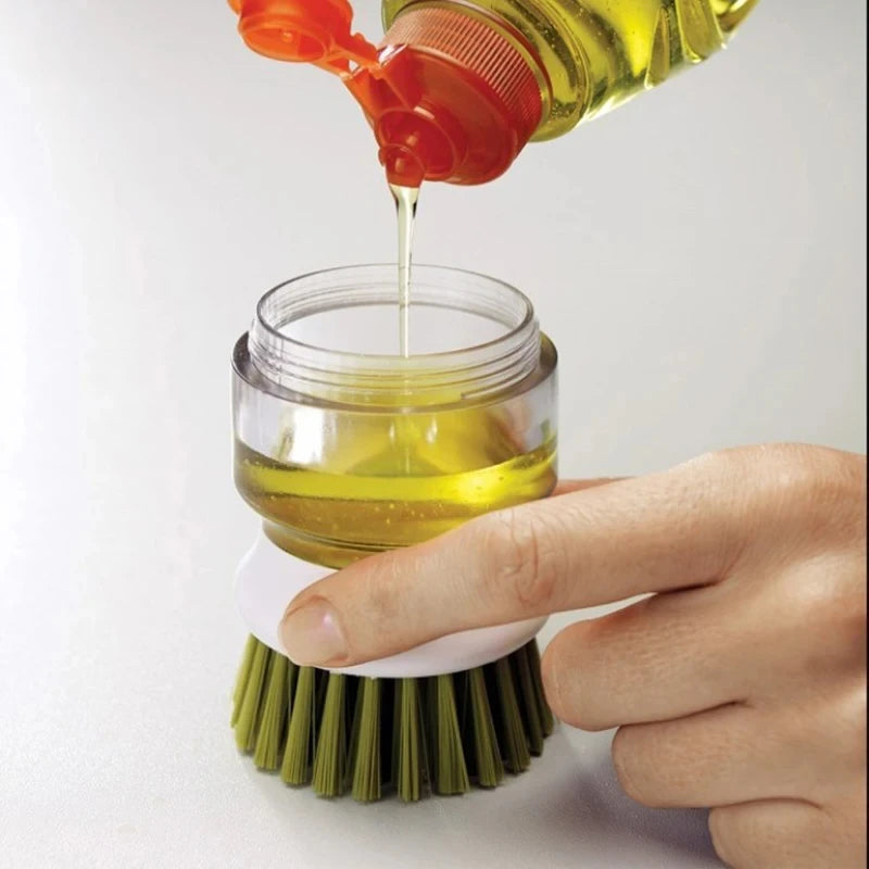 NexaNest™ Soap Dispensing Palm Brush