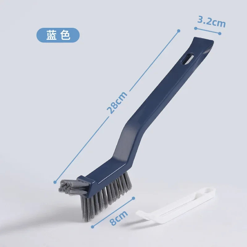 "Effective Cleaning Brush for Corners and Gaps - 2-in-1 Multipurpose Bathroom and Floor Tiles