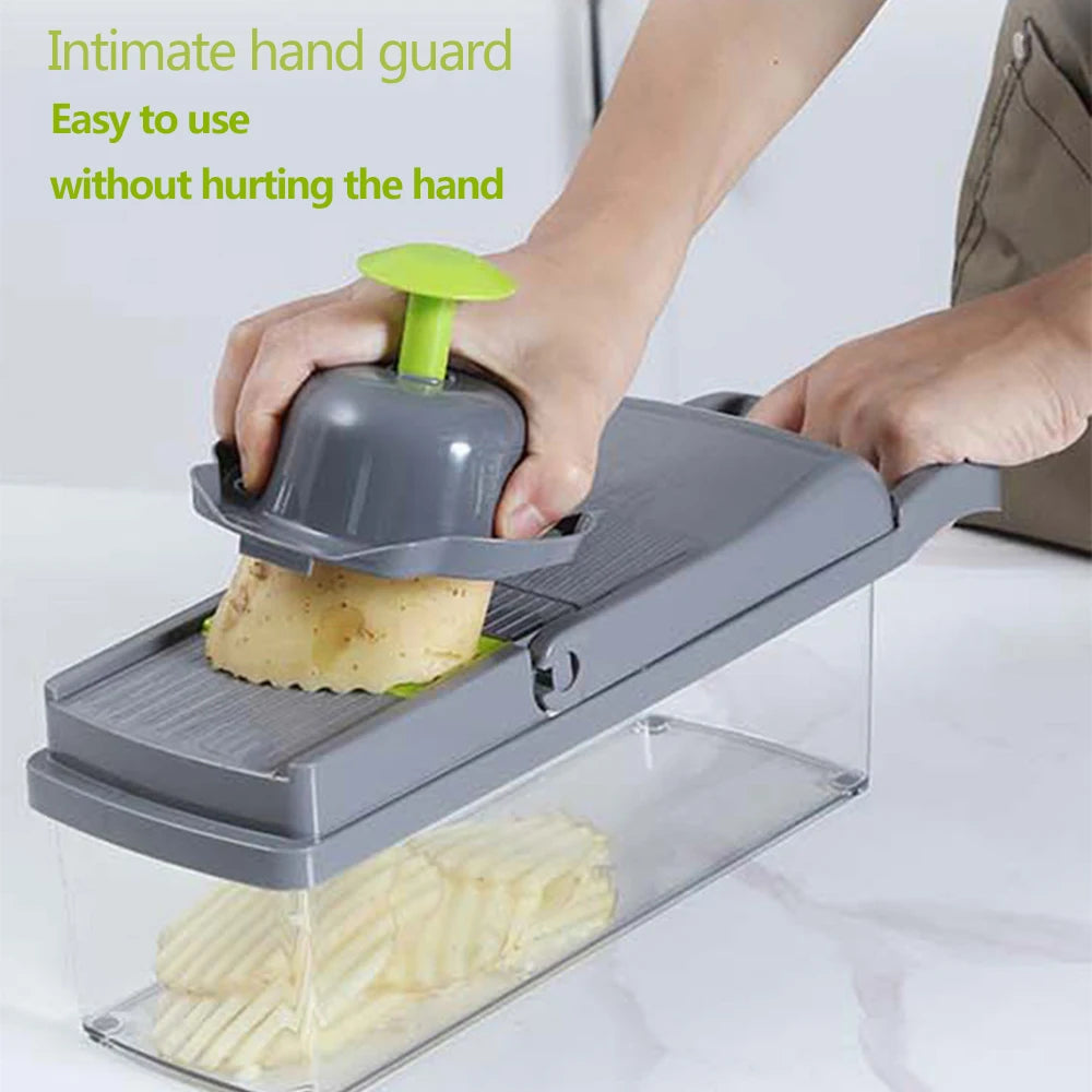 Nexnest 11-in-1 Multifunctional Vegetable Chopper & Slicer Set